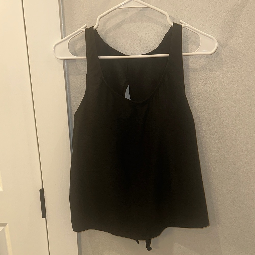 New Kona Sol Brand Size M Medium 8-10 Women’s Black Sleeveless Athletic Tank Top